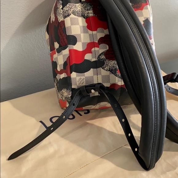 Louis Vuitton Limited Edition Palm Springs Backpack in Patchwork Wave Damier - Picture 6 of 16